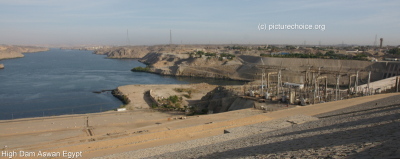 High Dam Aswan Egypt